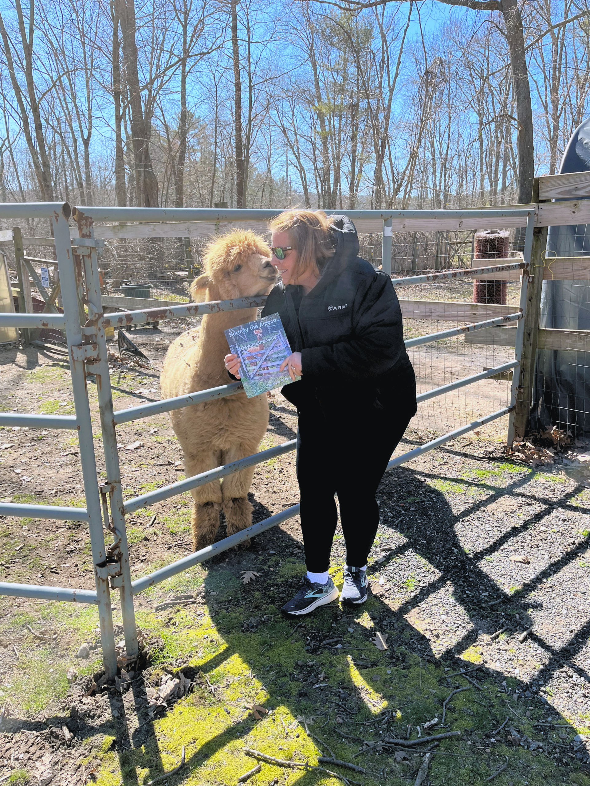 When a Bestselling Author Met Hermey the Alpaca – Ruth Cardello Visits the Farm